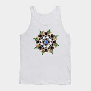 Cutie pug mandala Tank Top